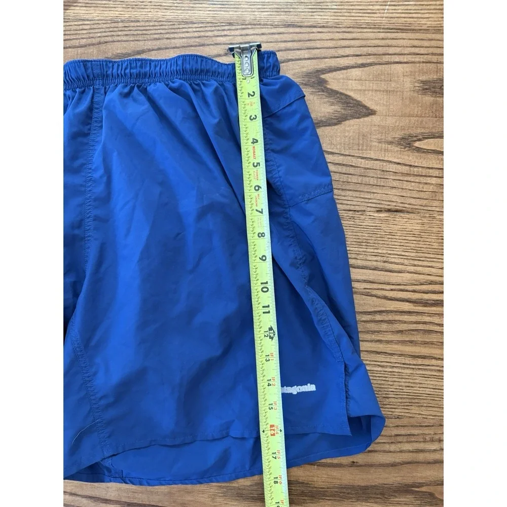 Vintage Patagonia Men's Large Blue Long Haul Runners Shorts Lined